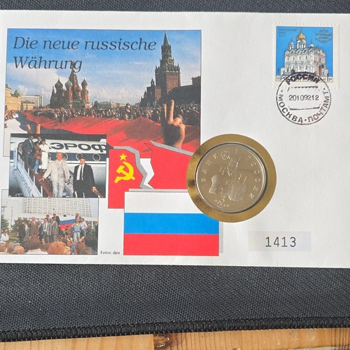 Münzbrief russland 1992 - 1992,